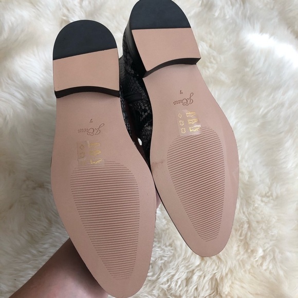 J. Crew Multi Buckle Leather Short Boot Snake 7 - Picture 11 of 13